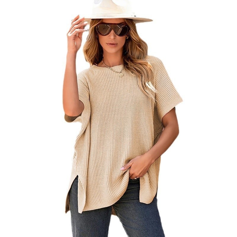 Oversized Loose Knitted Top C689