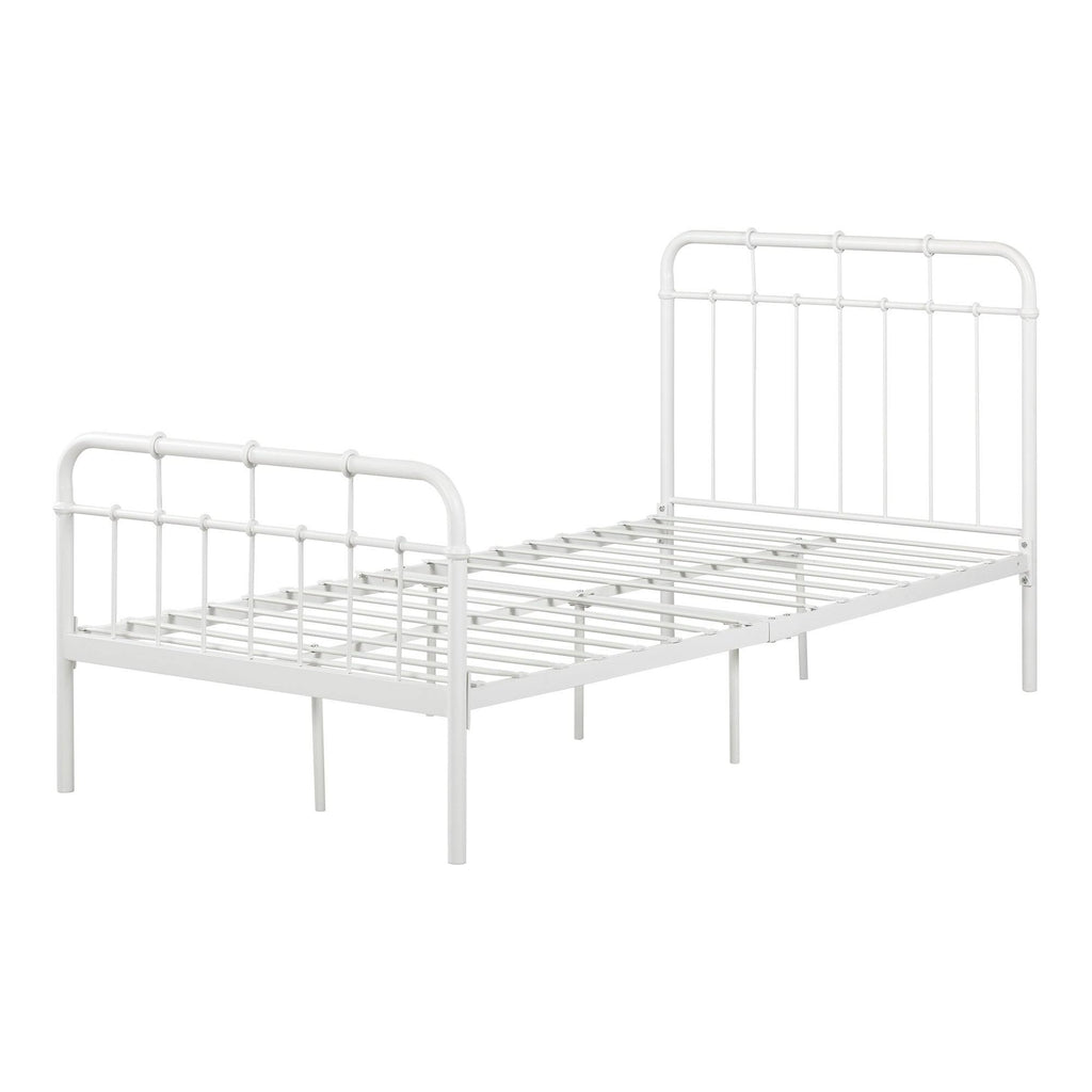 Black Twin Metal Complete Bed X20731