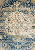 Blue Ivory 9'6 x 13' Rug Y28666