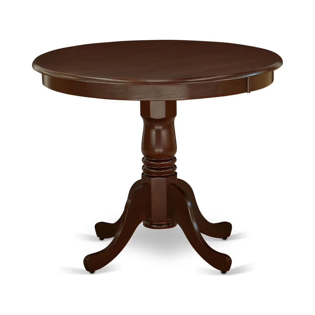 Antique 5-piece Dining Set with Leather Chairs P319627