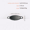 Cast Iron Wok Top Stir Fry Pan V88283