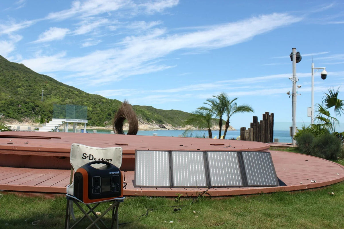 1800W Portable Power Station with 2 100W Panels S73131