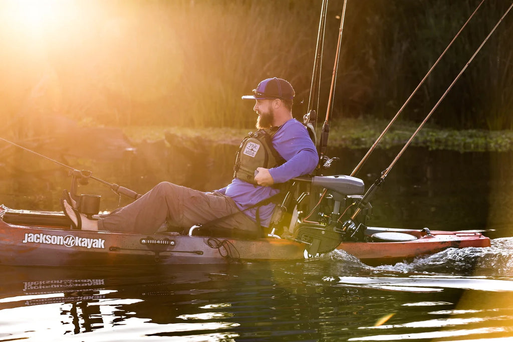 36 Lb. Thrust Saltwater Transom Mounted Electric Kayak Trolling Motor with 24 In. Shaft Z6723