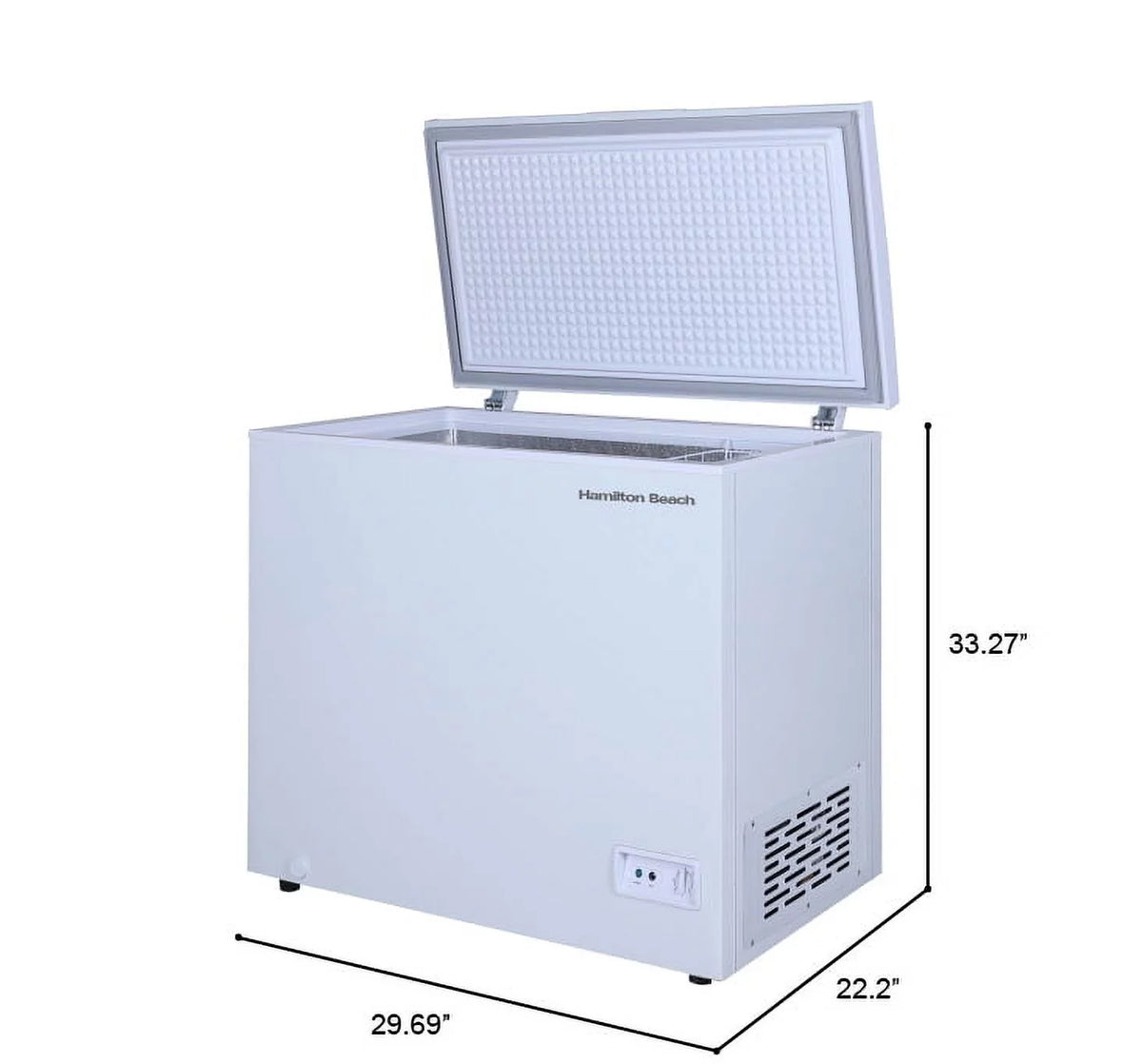 5.0 Cu. Ft. White Chest Freezer W483