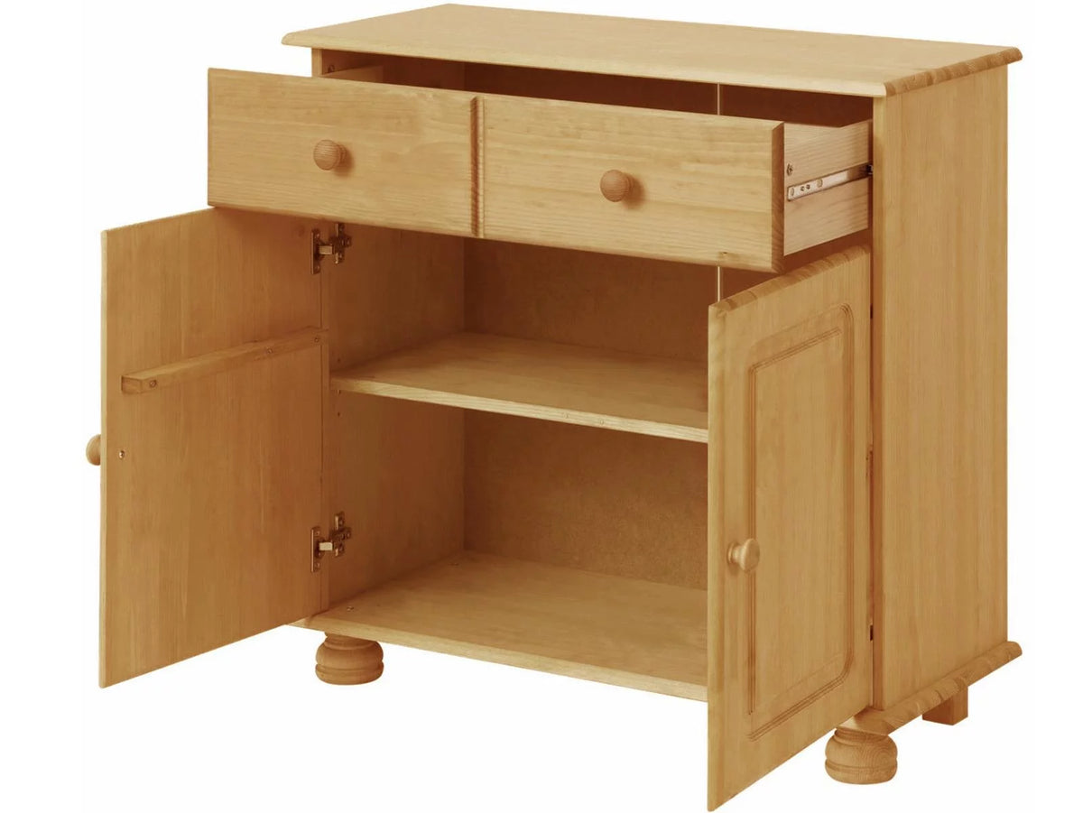 Stained Brown Sideboard with 1 Drawer and 1 Cabinet X9570