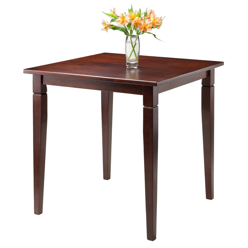 Antique Walnut Finish Dining Table with Tapered Leg E44307