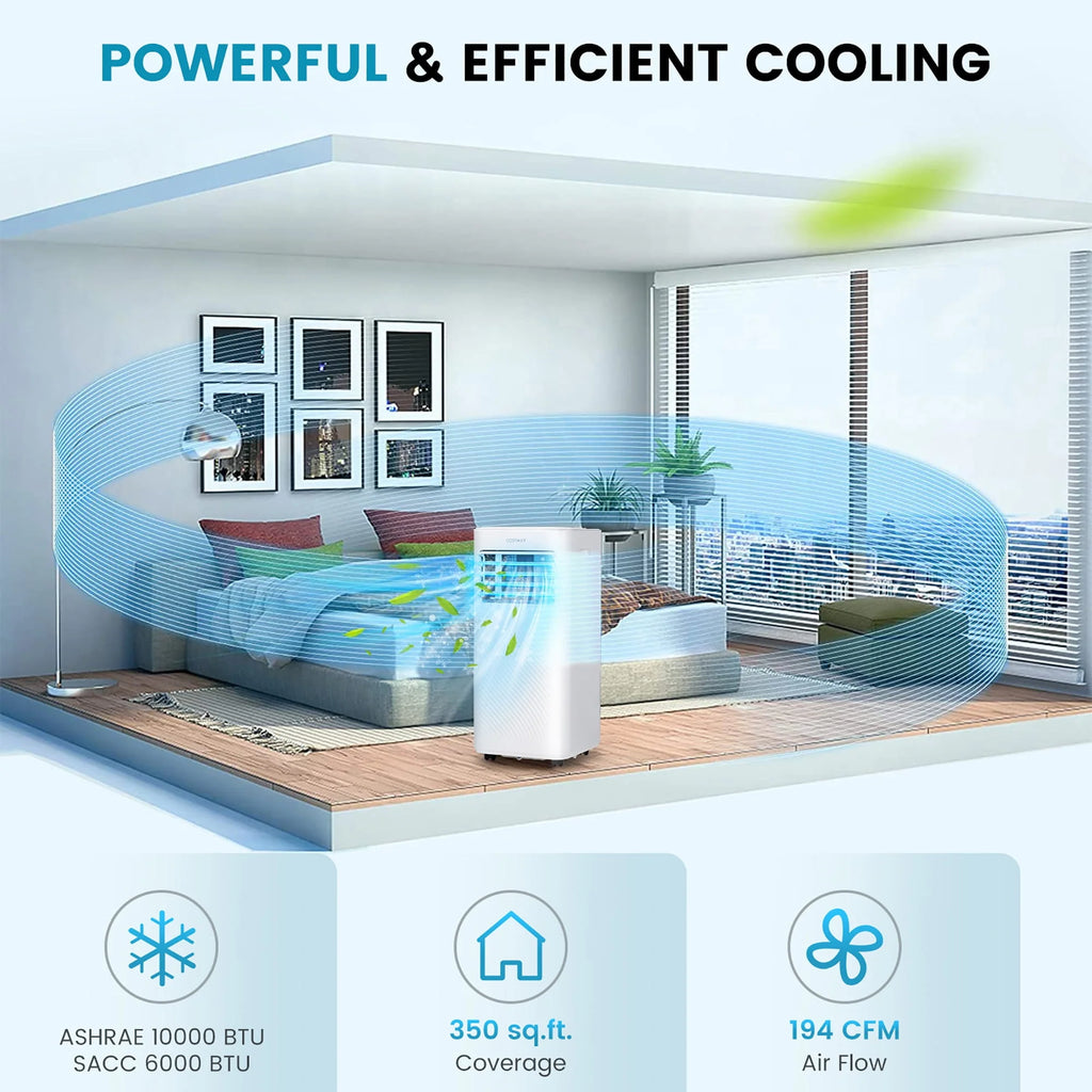 10000 BTU 4-in-1 Portable Air Conditioner K7099
