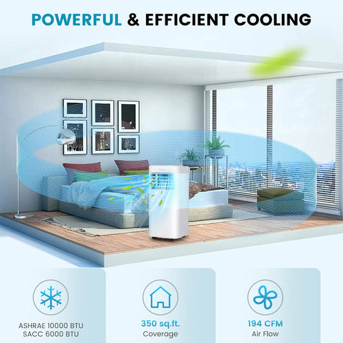 10000 BTU 4-in-1 Portable Air Conditioner K7099