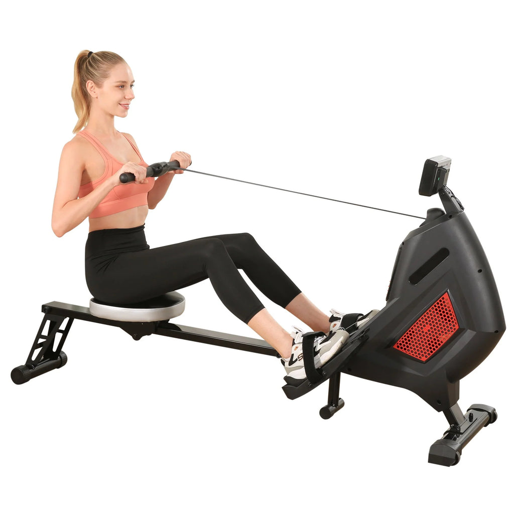 Folding Magnetic Air Rowing Machine 250lbs Max Weight R401