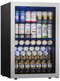 180 Can Freestanding Beverage Refrigerator with Glass Door Q3172