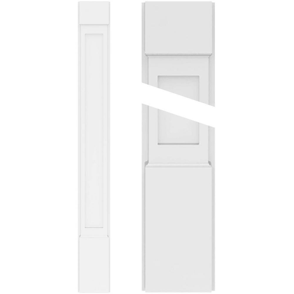 PVC Pilaster with Capital & Base (Pair) B39526