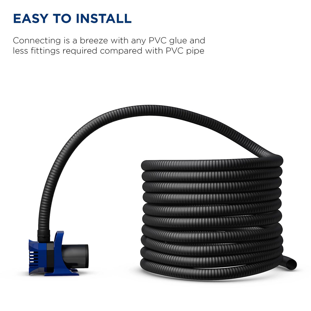 1" x 50' Schedule 40 PVC Pond Hose T2992