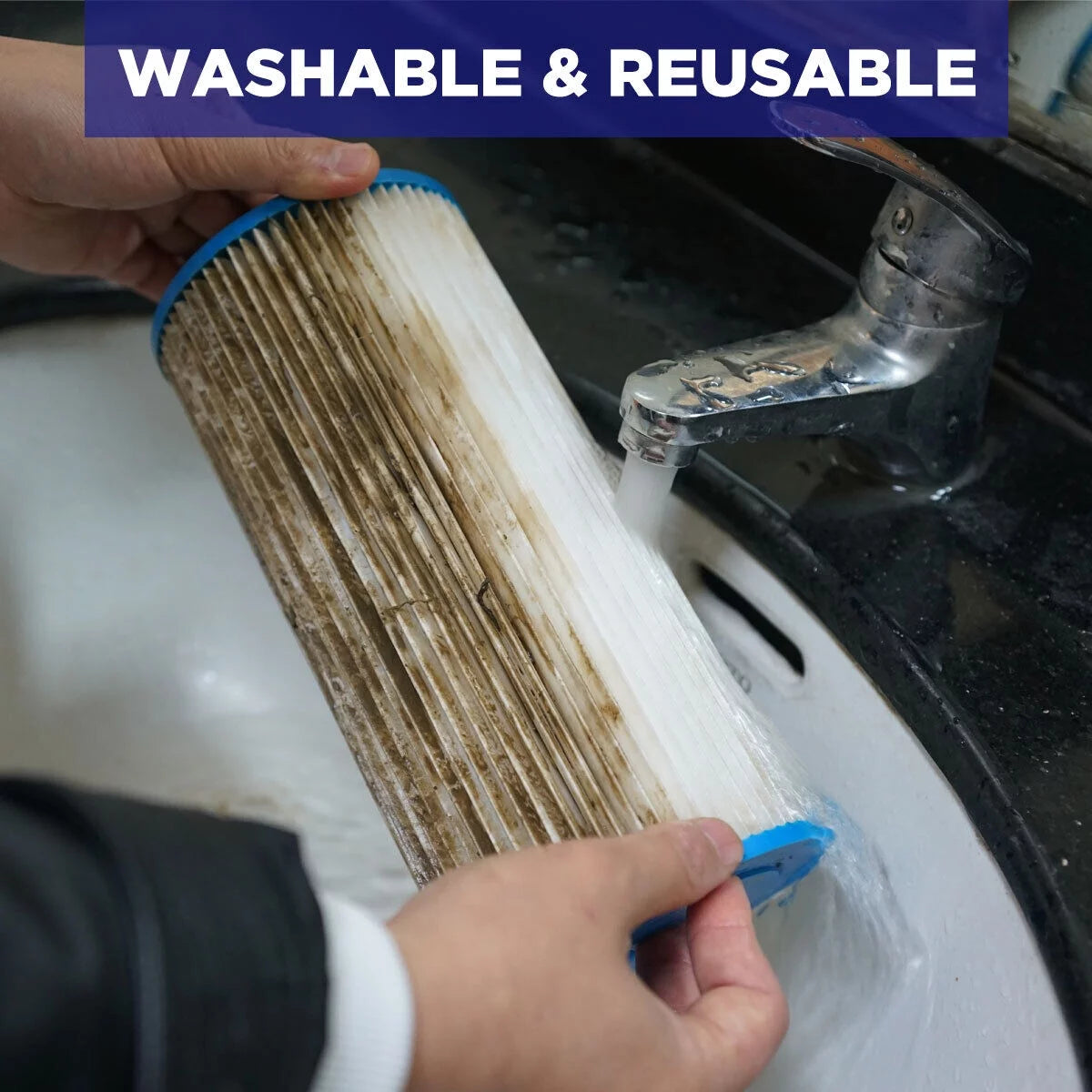 10" x 4.5" Pleated Sediment Water Filter Replacement, Pack of 2 O4516