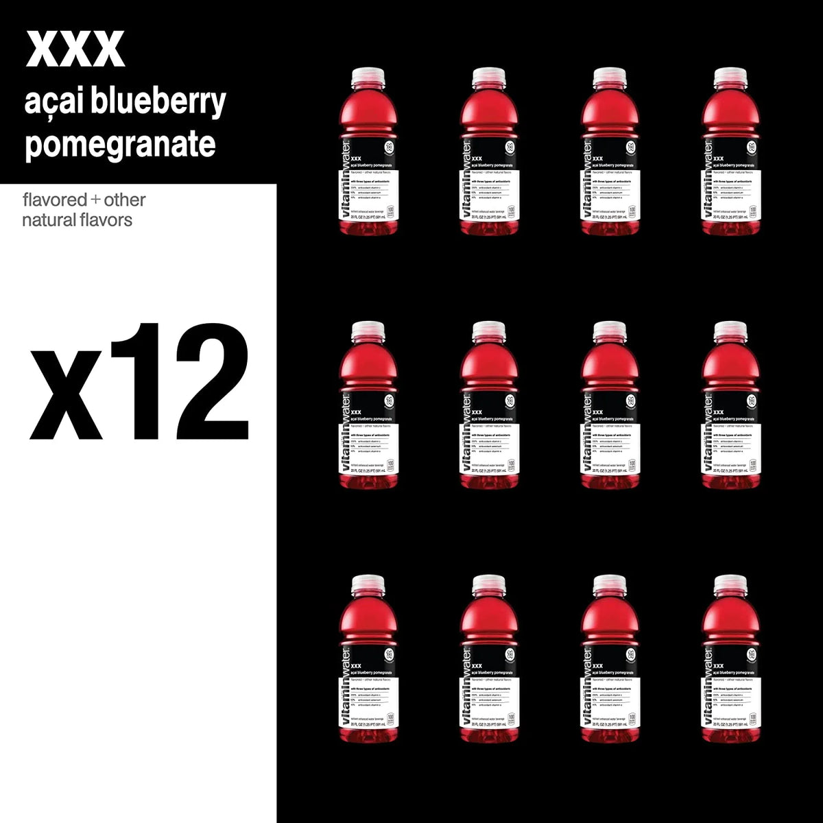 electrolyte enhanced water with vitamins 20 fl oz 12 Pack J209722