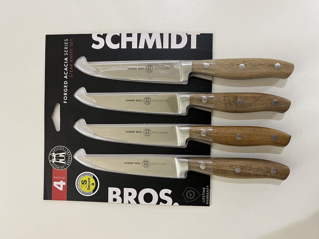 4 Pc Forged Stainless Steel Steak Knife Set S466