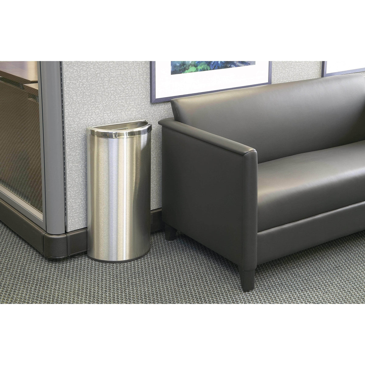 8 Gallon Stainless Steel Trash Can L95184