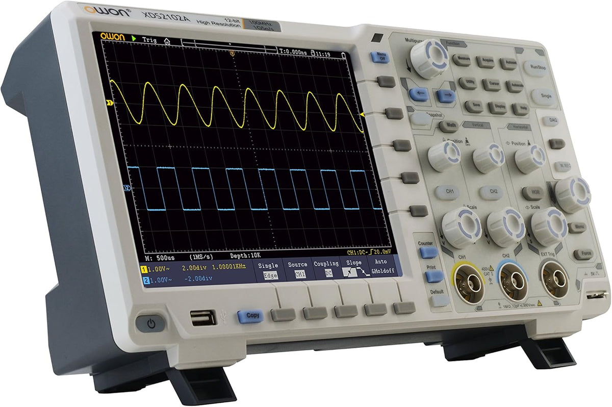 100MHz 12bits Oscilloscope with Serial Bus Decoding J623