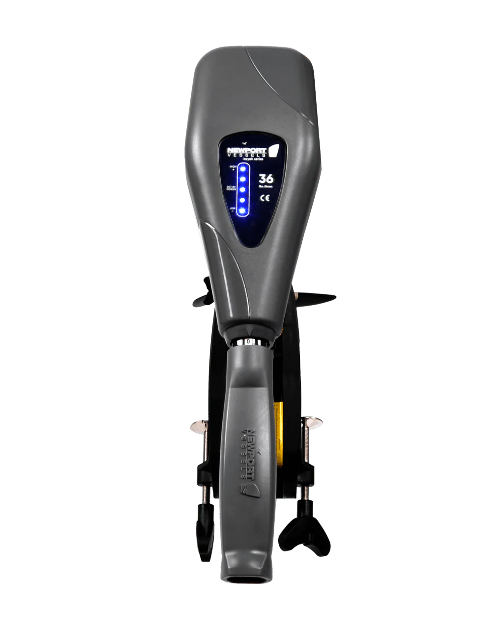 36 Lb. Thrust Saltwater Transom Mounted Electric Kayak Trolling Motor with 24 In. Shaft Z6723