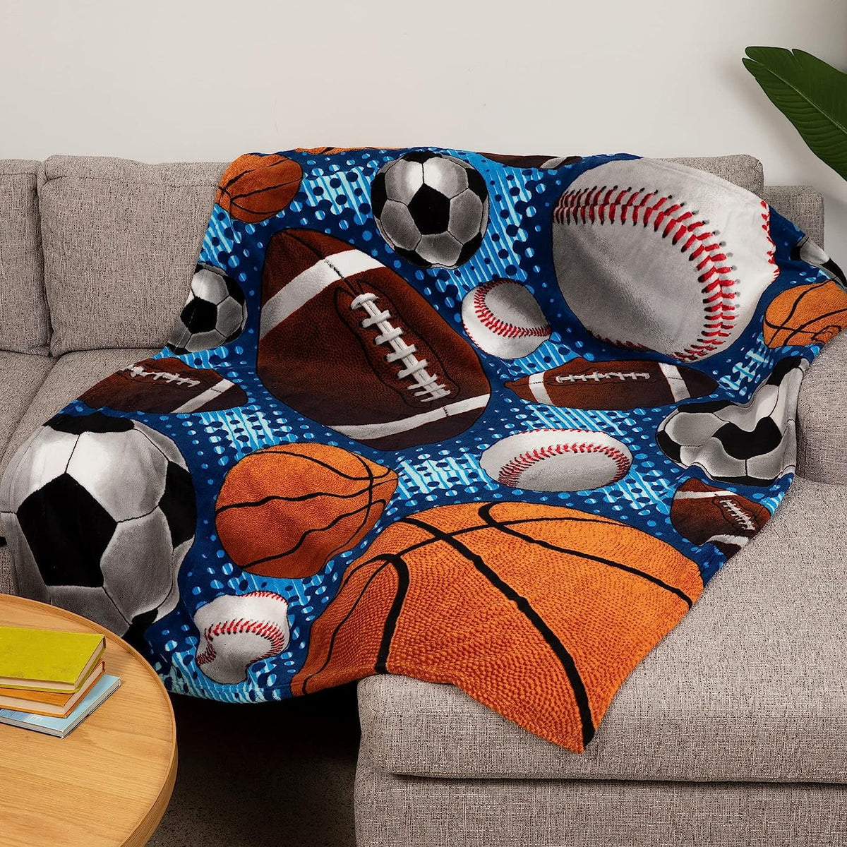 Soft Plush Fleece Throw Blanket 50"x60" Y32403