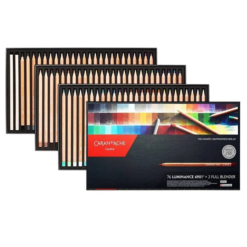 Set of 76 Colored Pencils T87645