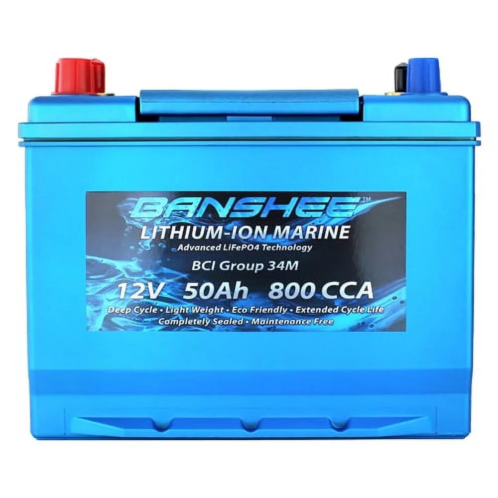 24V Lithium Deep Cycle Marine Battery Group 34 2 Pack E134