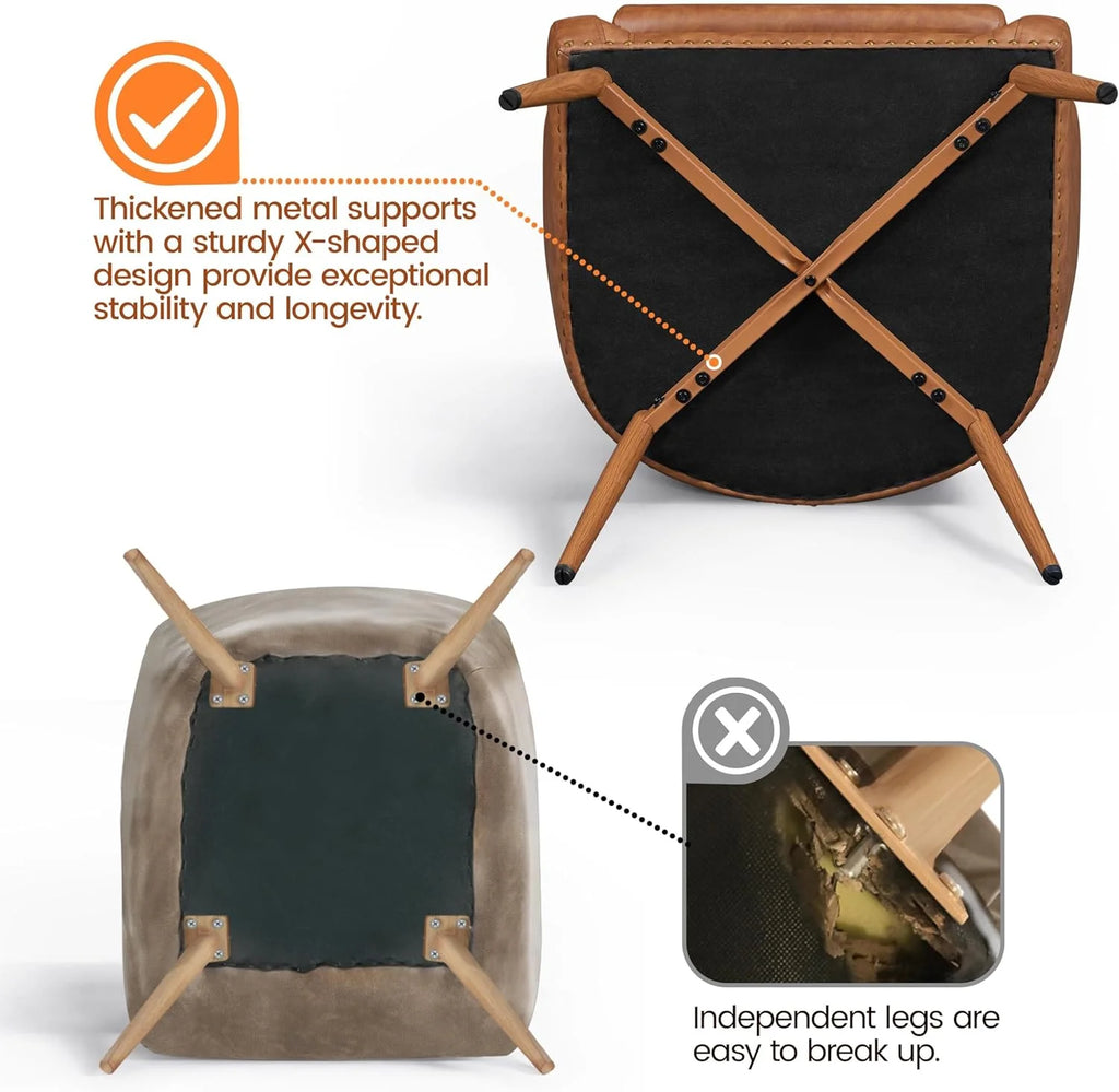 PU Leather Retro Armchair U28191