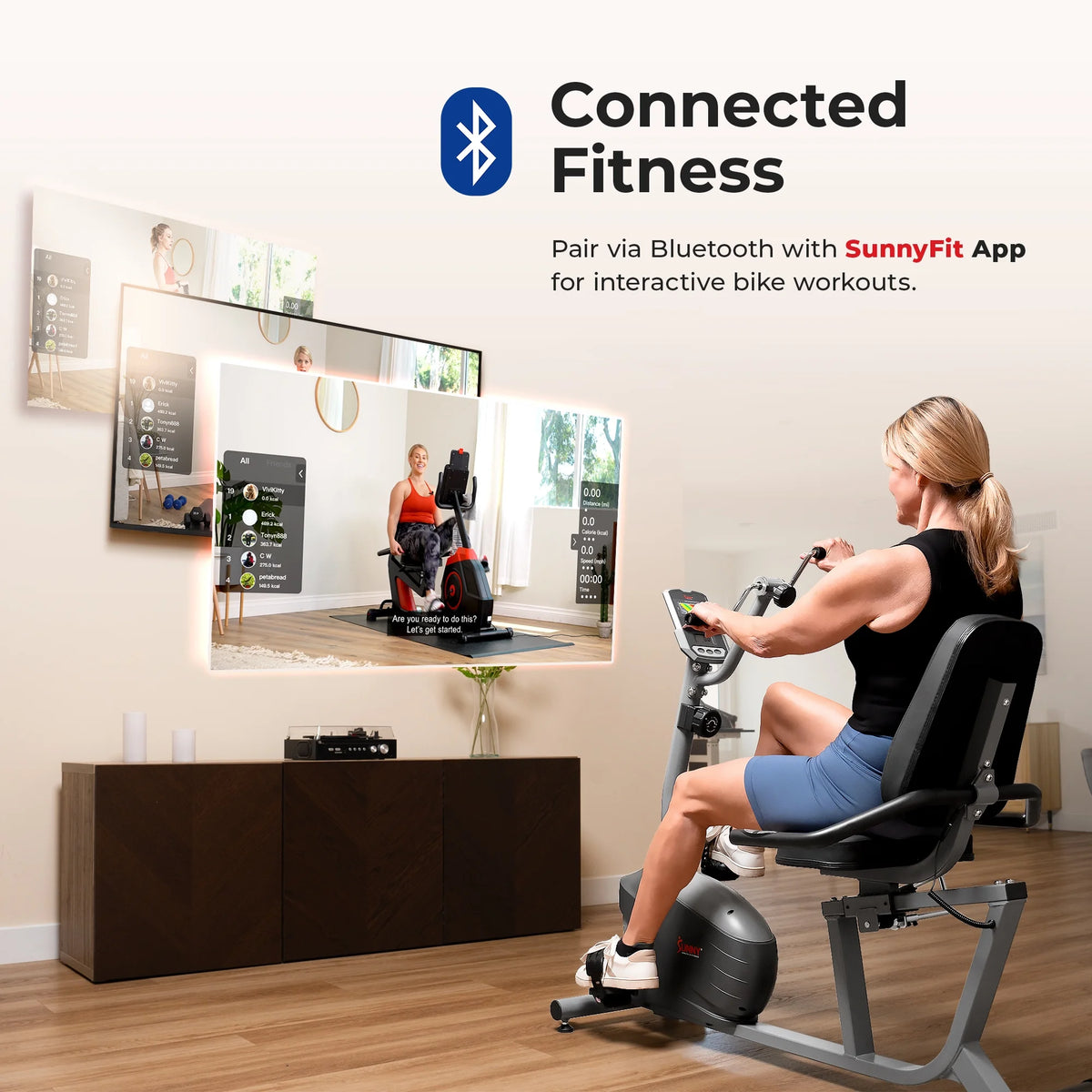 Recumbent Bike with Hand Cycle Q5192