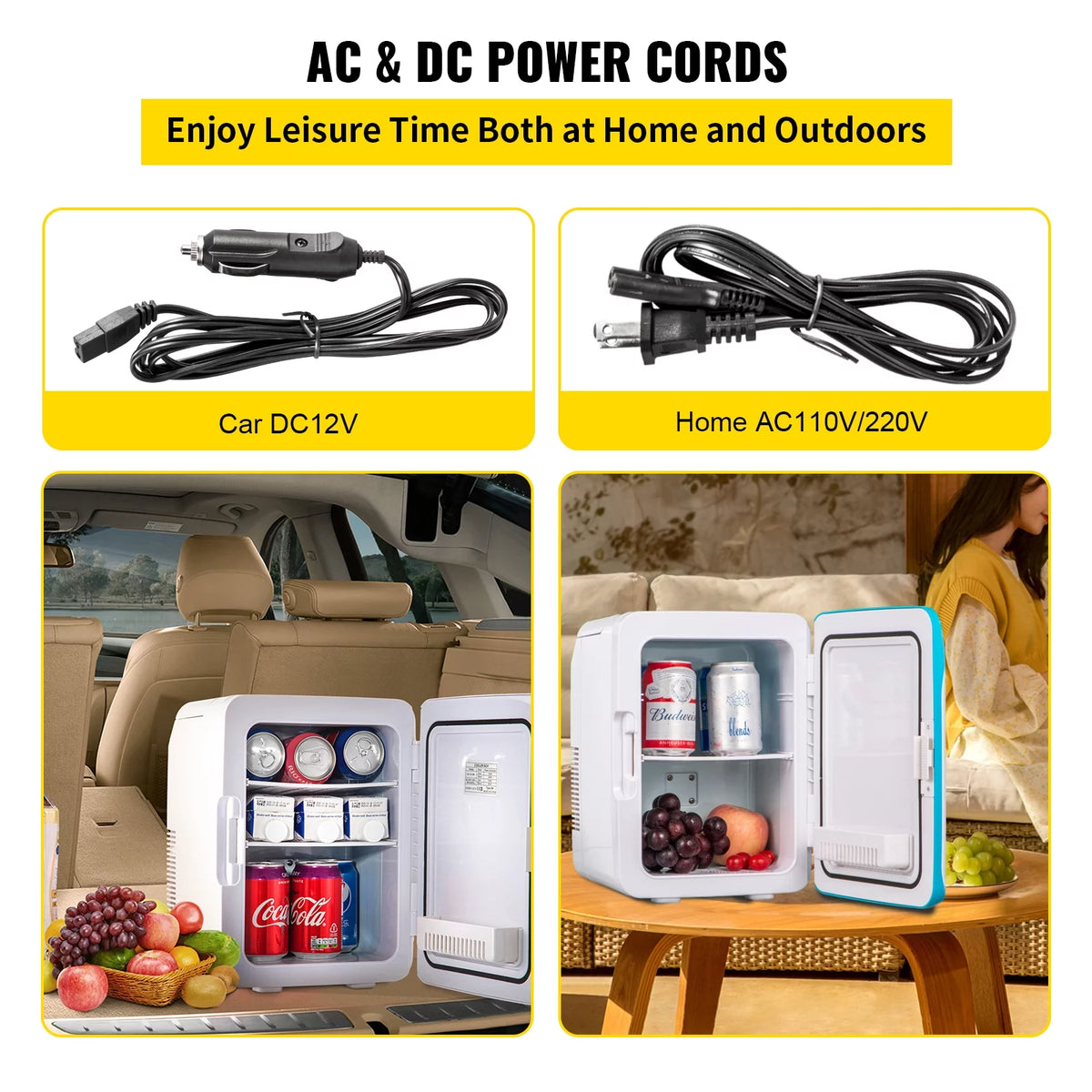 10 Liter Portable Cooler Warmer Mini Fridge Z929