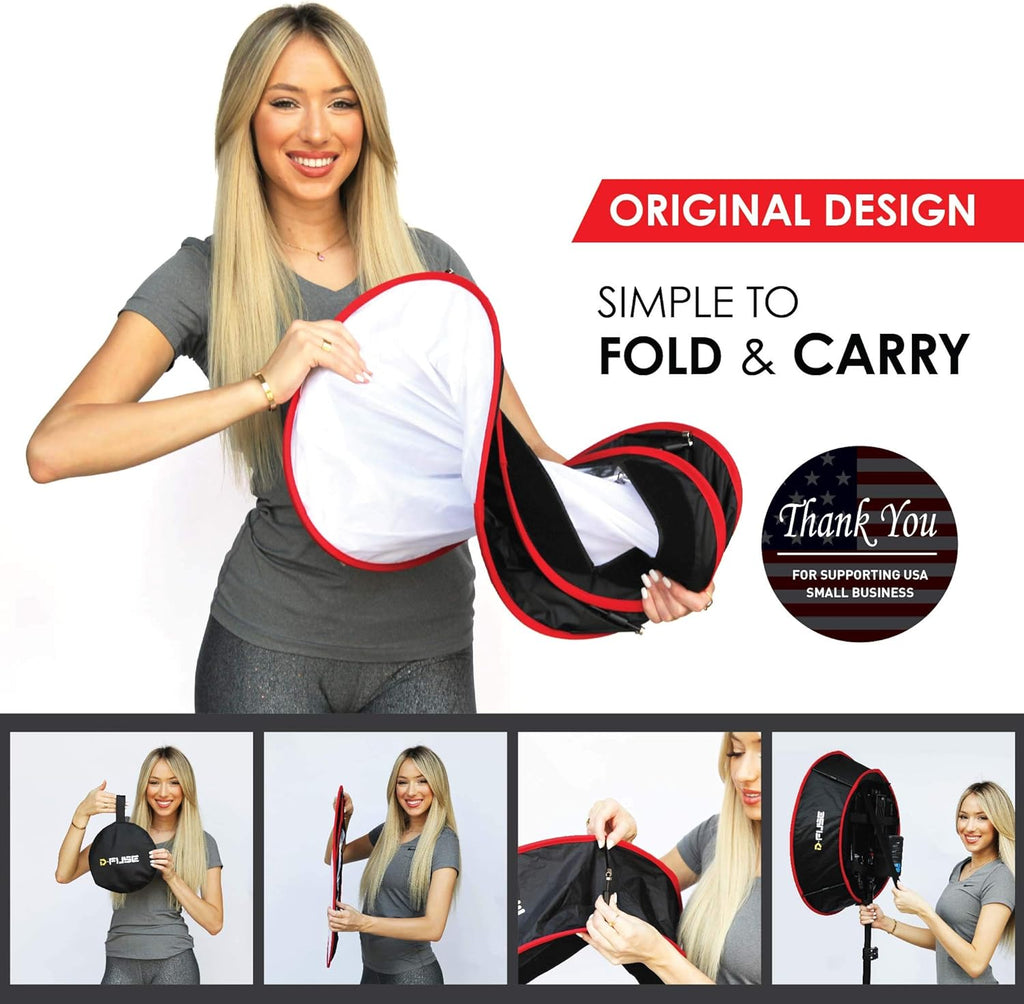 Foldable Portable LED Light Panel Softbox 11.5x11.5 Y9134