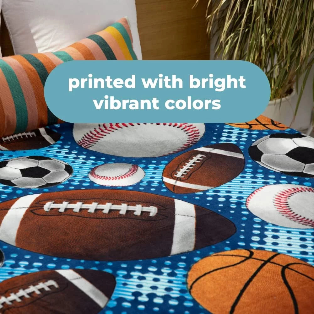 Soft Plush Fleece Throw Blanket 50"x60" Y32403