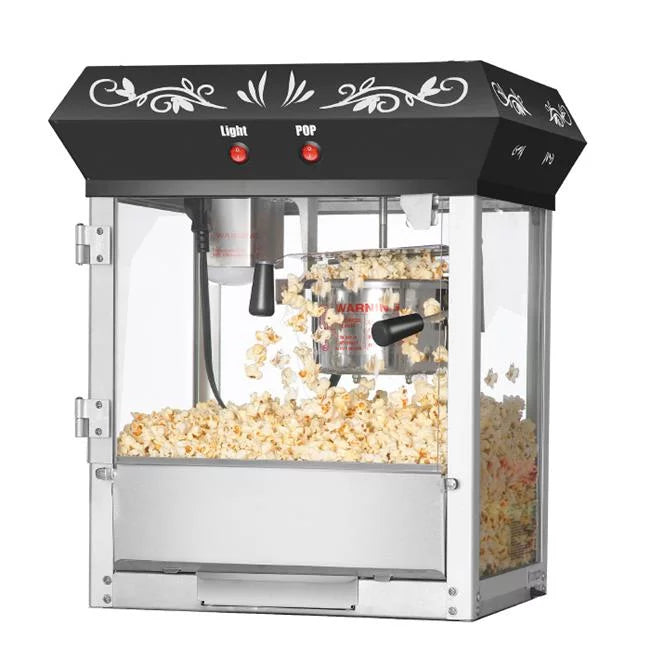 Black 4 oz Popcorn Popper Machine F861
