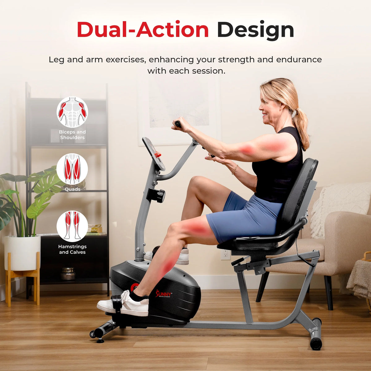 Recumbent Bike with Hand Cycle Q5192