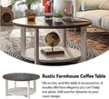 Round Wood Coffee Table G192
