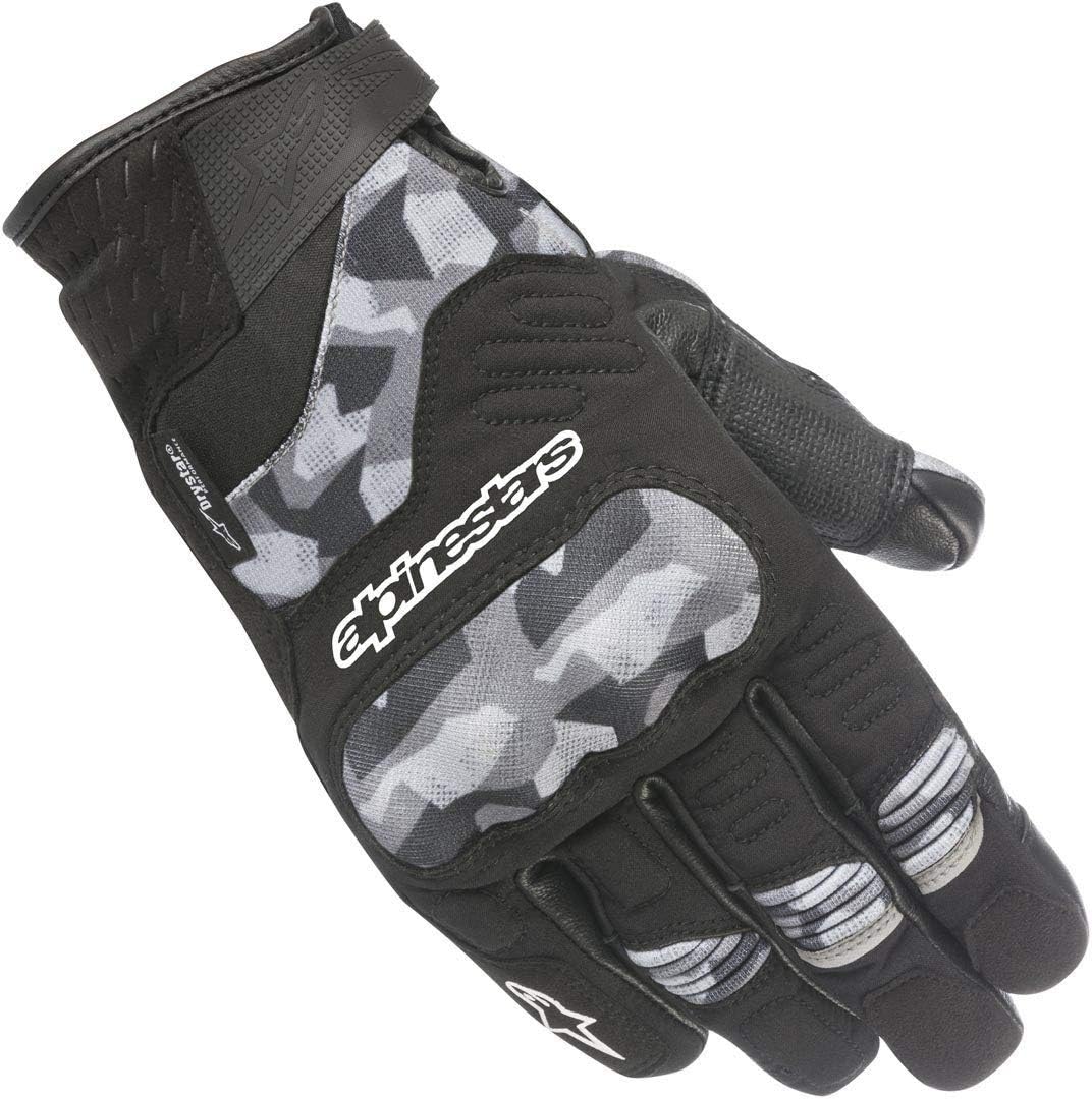 Black Camo Motorcycle Glove Z85376