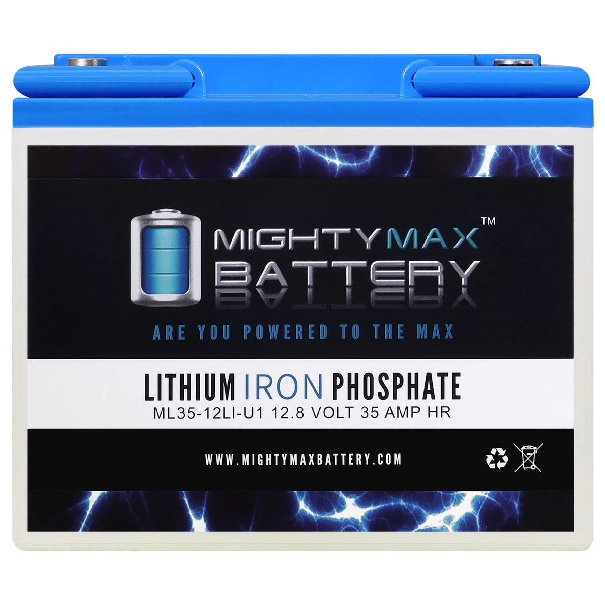 12V 35AH U1 Lithium Replacement Battery O840