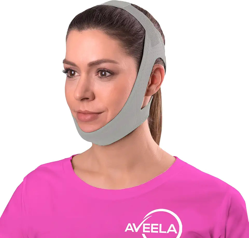 Gray Chin Strap for Sleeping N72081