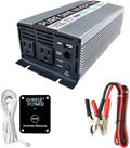 600W Pure Sine Wave Inverter 12V DC to 120V AC with 2 AC Outlets O33952