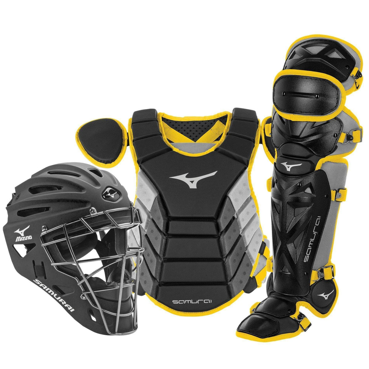 Intermediate Catcher's Set Black/Yellow J1579