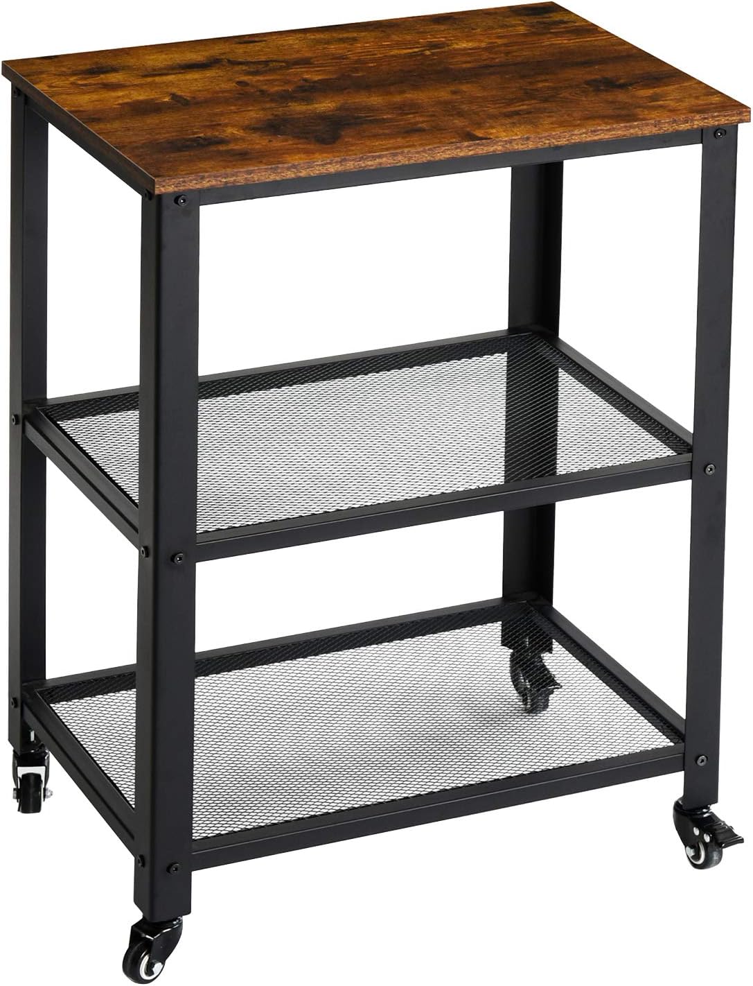 Vintage 3-Tier Kitchen Bar Cart on Wheels H780