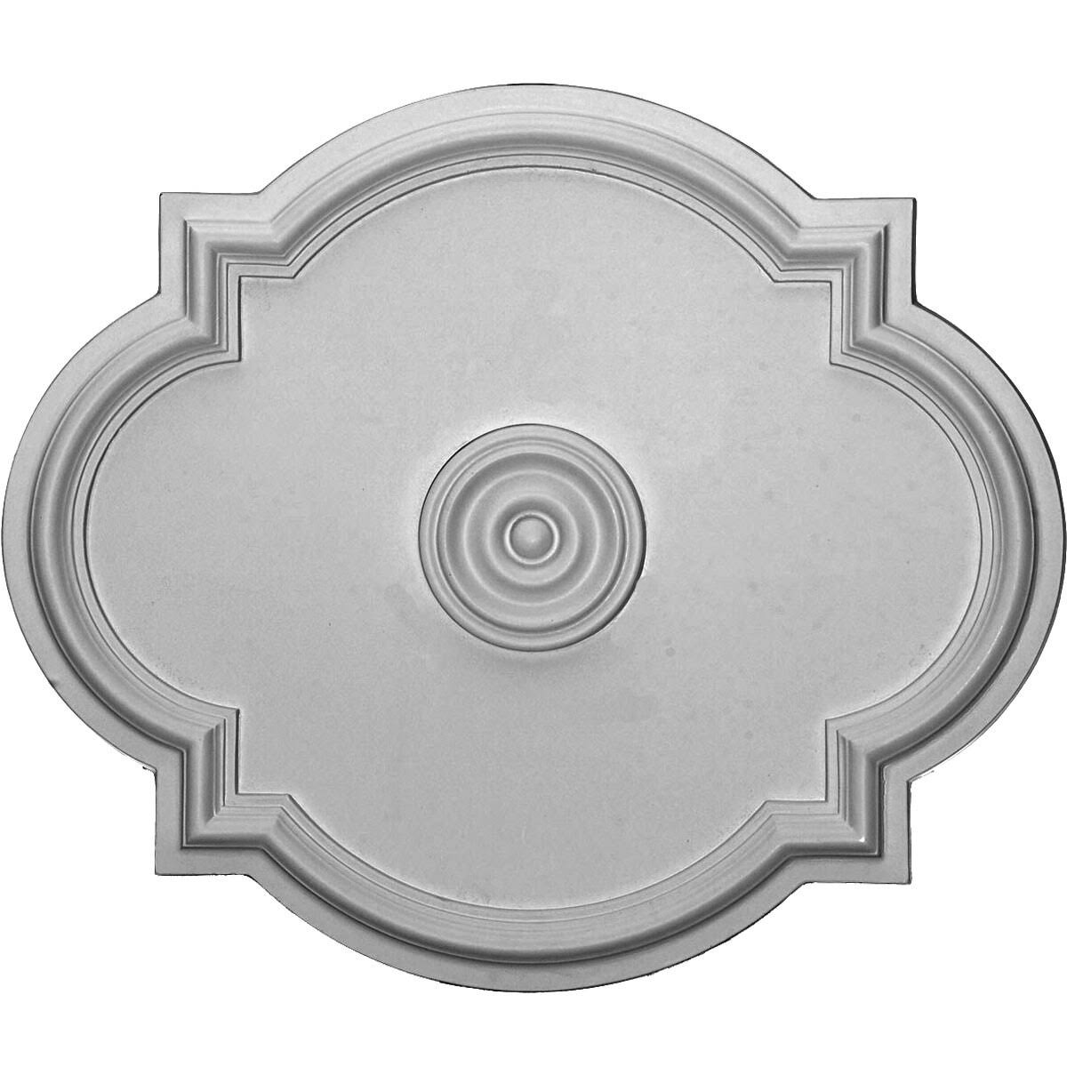 Hand-Painted Smokey Topaz Ceiling Medallion S9514