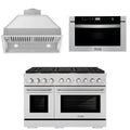 48 Gas Range, Range Hood Insert and Microwave Drawer Q840