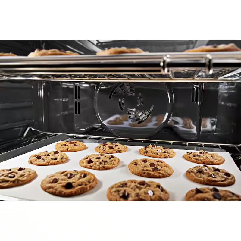 27 in. Single Electric Wall Oven with Convection Self-Cleaning in Black Stainless Steel F262