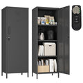 White 3 Shelf Steel Storage Cabinet B494