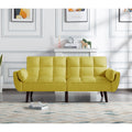 74.4 inch Foam Futon Sofa Bed with 2 Pillows Q719779