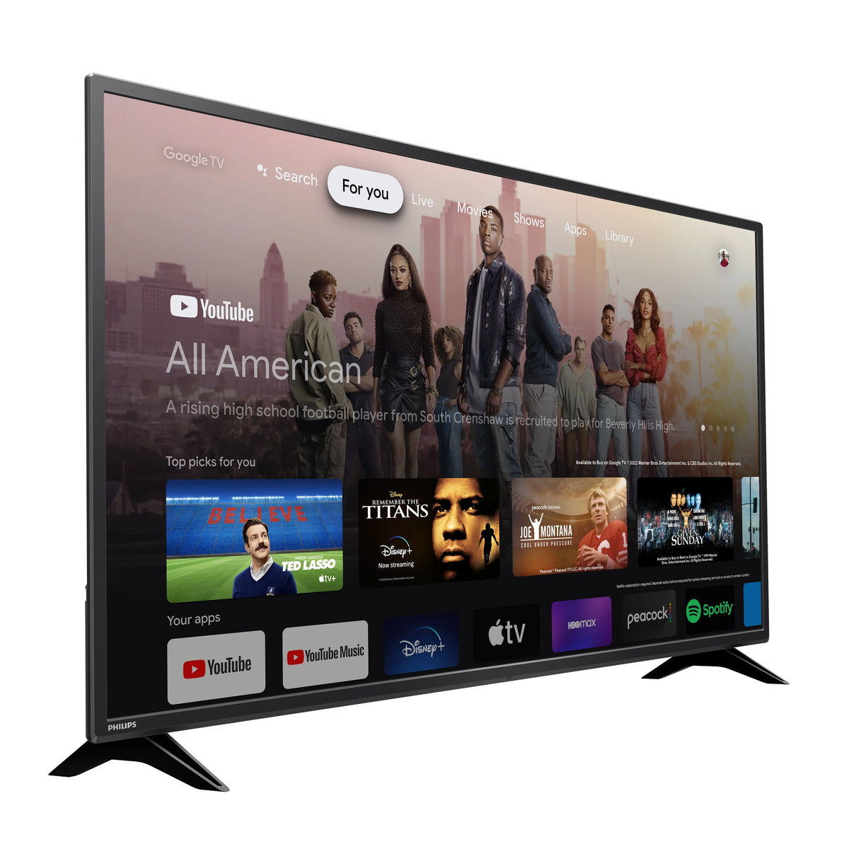 55 Class 4K Ultra HD Google Smart LED TV P2522