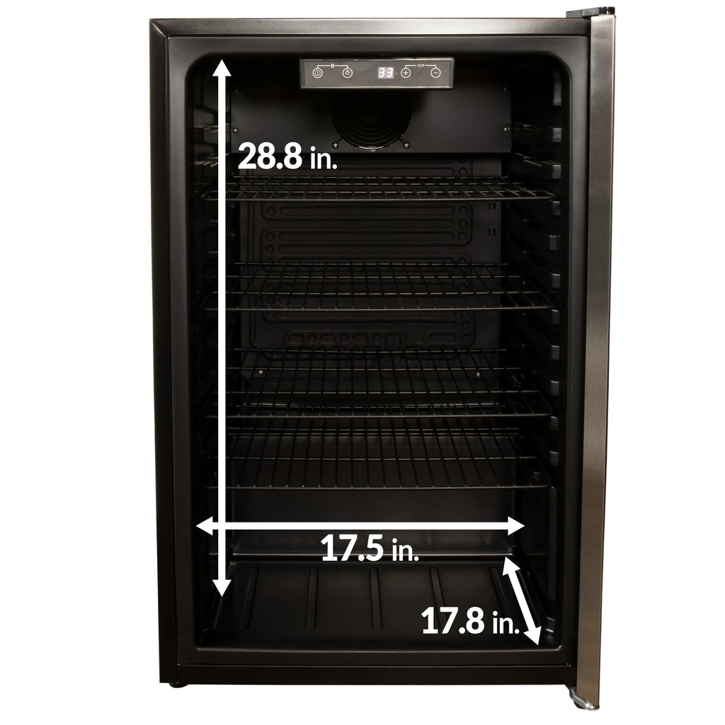 4.1 Cu. Ft. Stainless Steel Beverage Cooler U444