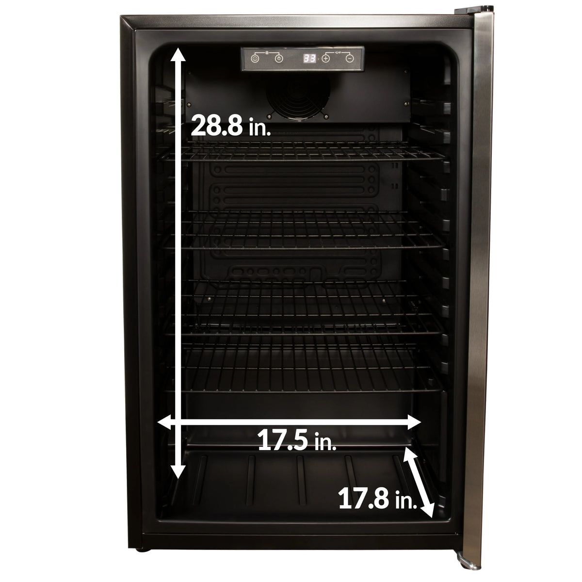 4.1 Cu. Ft. Stainless Steel Beverage Cooler U444