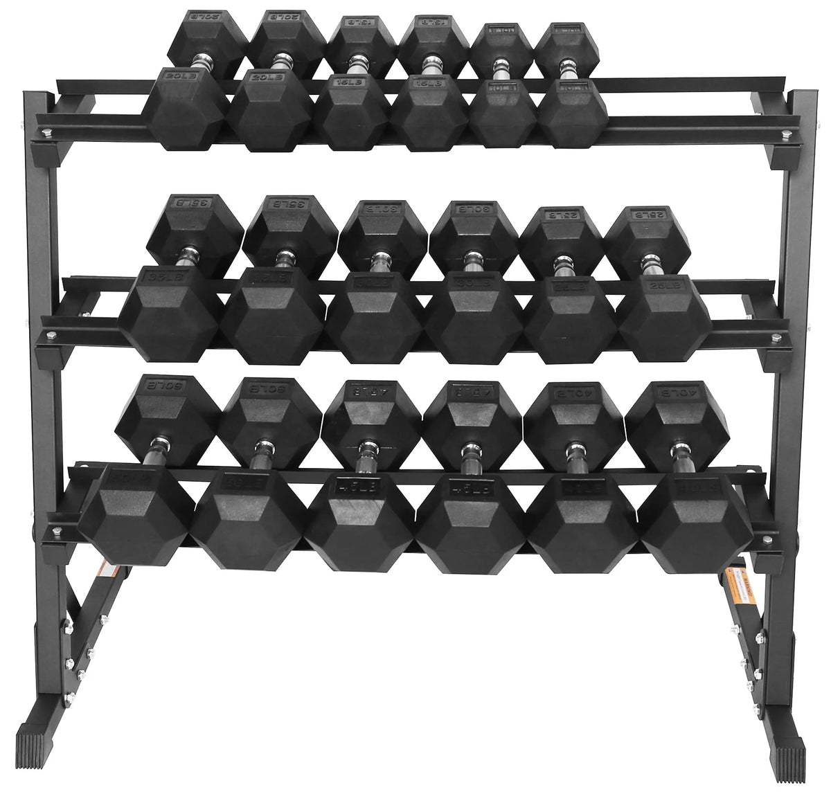 150 LB Dumbbell Set with A-Frame Rack U6809