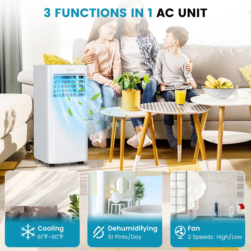 10000 BTU 4-in-1 Portable Air Conditioner K7099