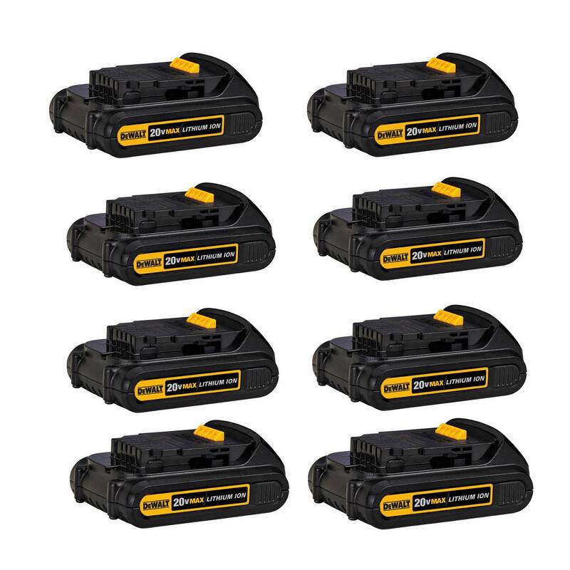 20V MAX Lithium-Ion 1.5Ah Compact Battery Pack 8-Pack A83379